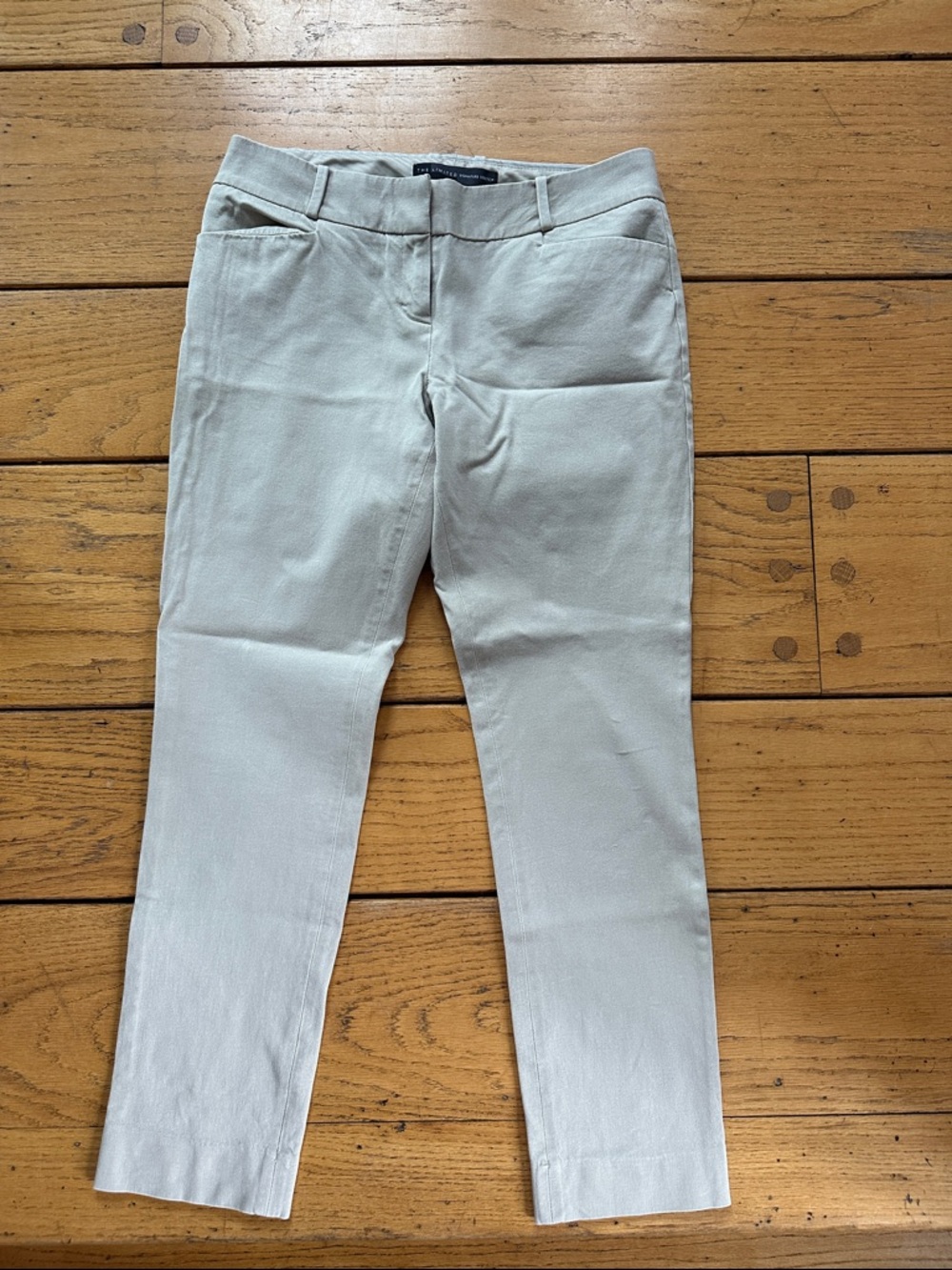 The Limited cropped cream pants, 4 long
